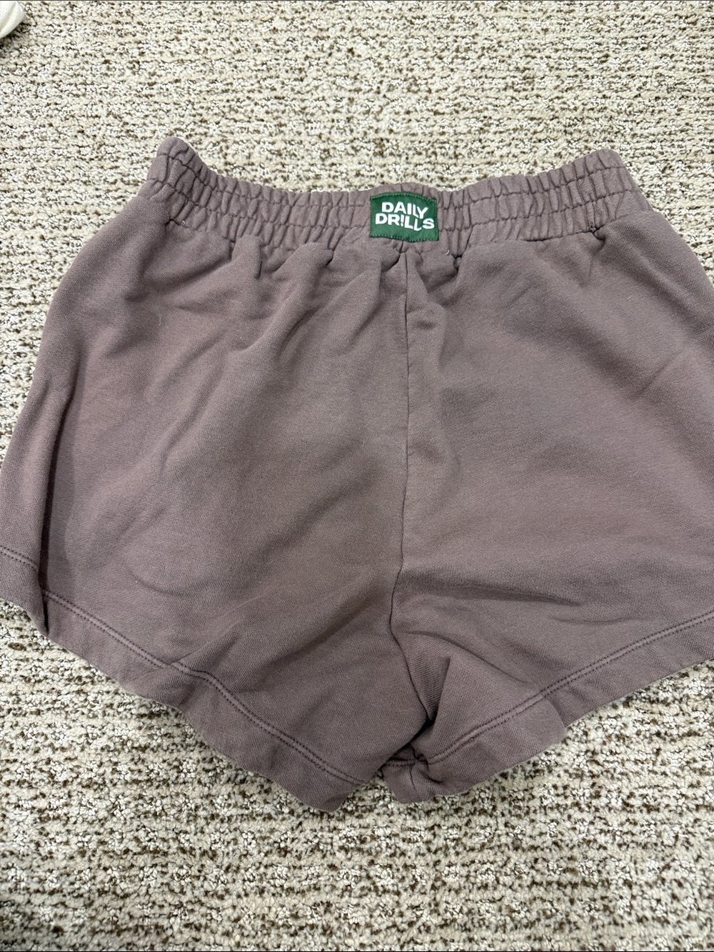 Daily Drills Women's brown Athletic Shorts and matching v neck top